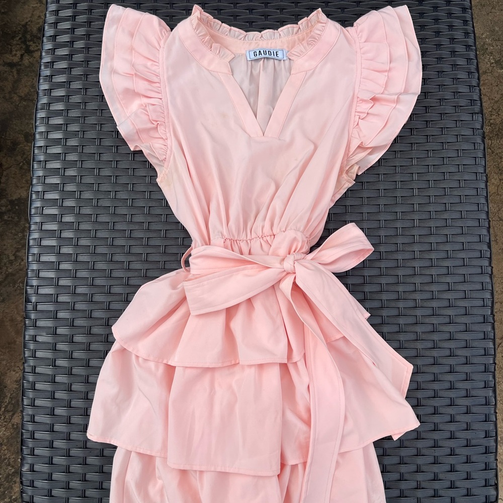 Gaudi' women’s Pink Ruffle Dress